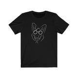 German Shepherd Wizard Graphic T-Shirt