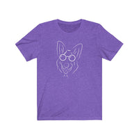 German Shepherd Wizard Graphic T-Shirt